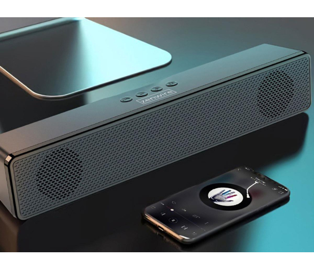 Zenwire Mini Soundbar Głośnik Bluetooth Radio FM SD USB AUX - 1604670 - zdjęcie 6